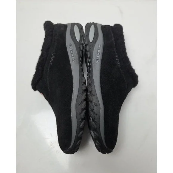 Merrell Kids Unisex Encore Frost Sz 5 Black Suede Performance Shoe - Picture 4 of 9